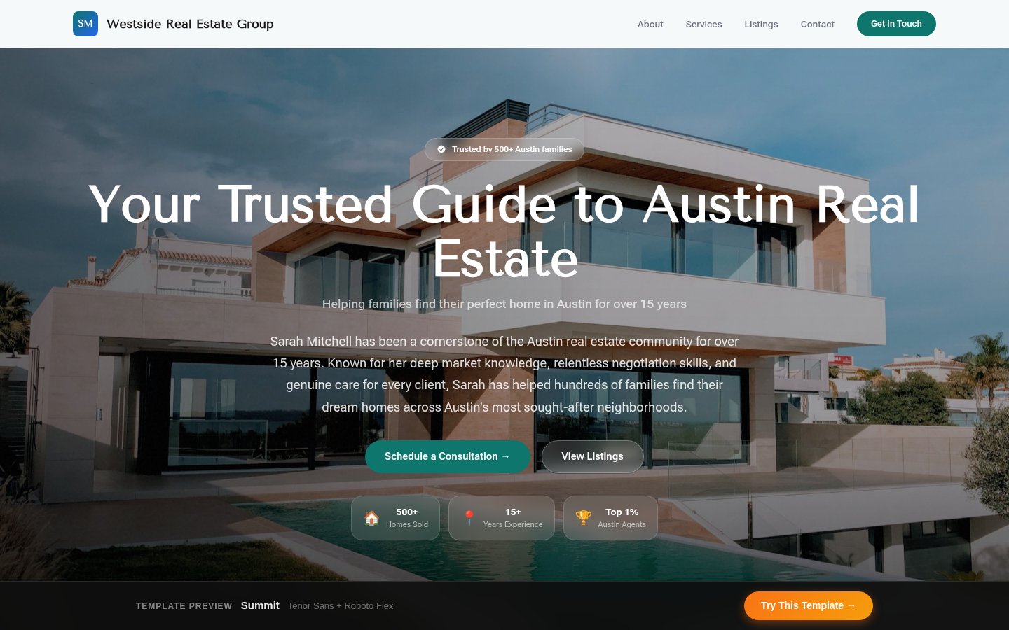 Summit template preview